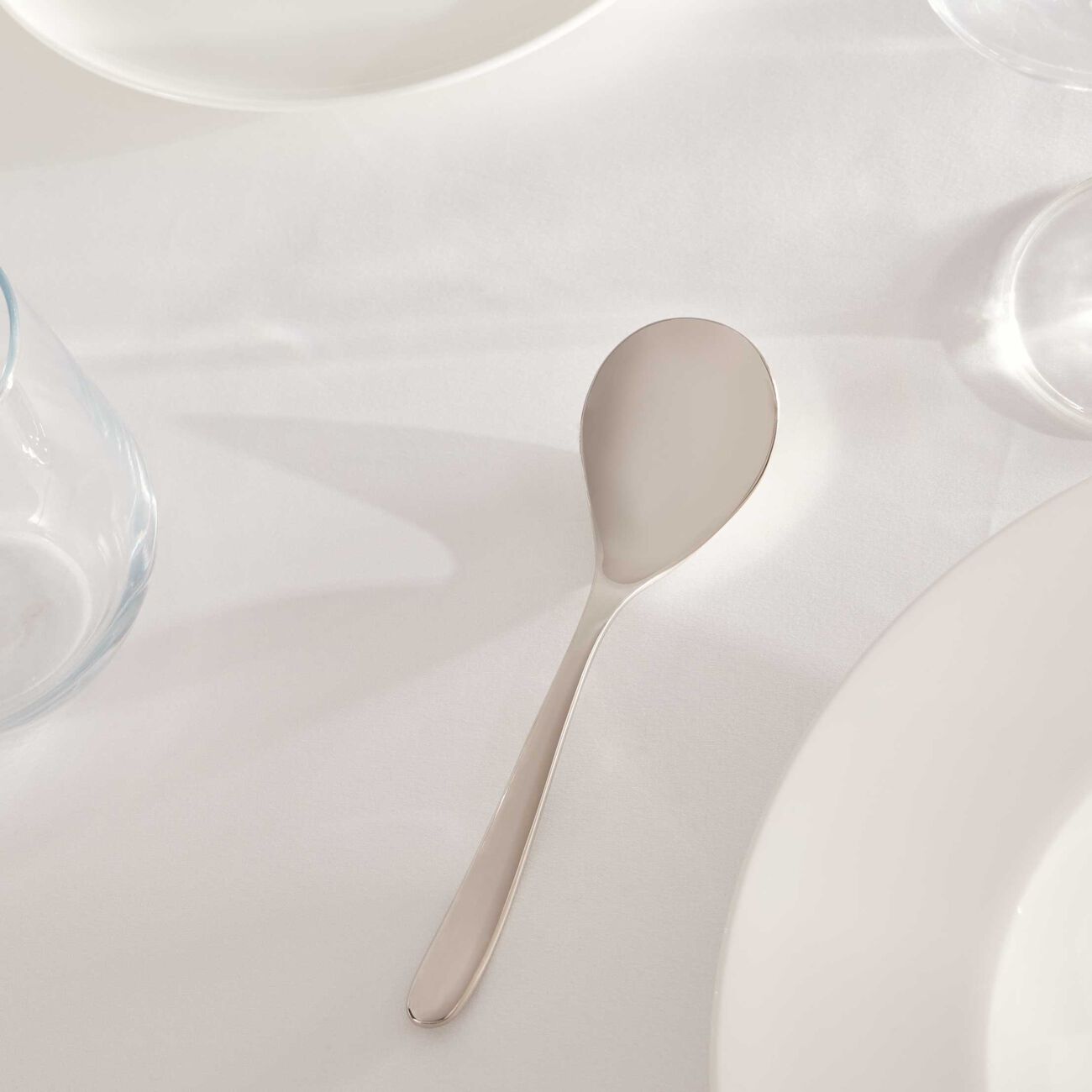 christofle l ame de cream soup spoon silver plated