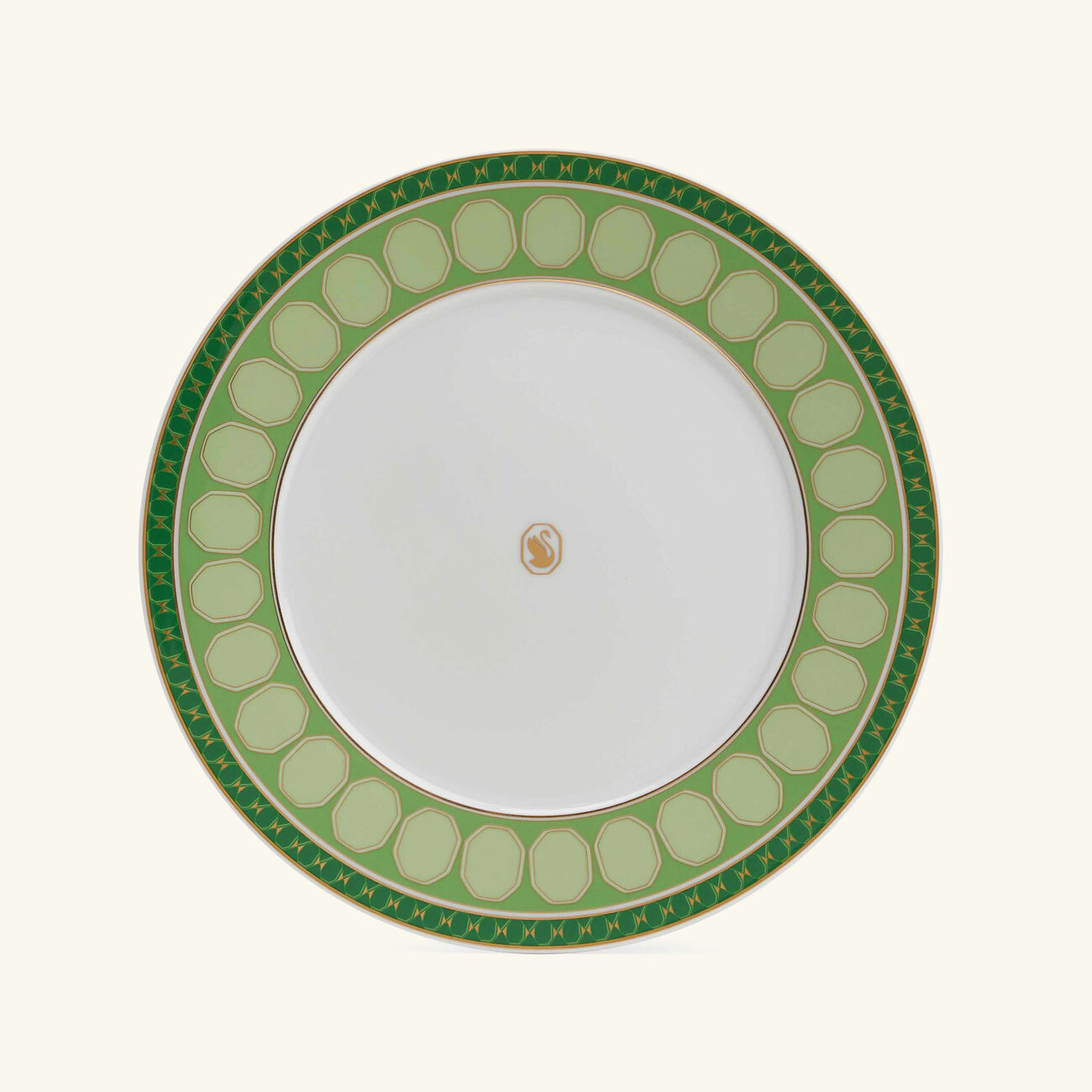 rosenthal signum fern plate round green 23cm