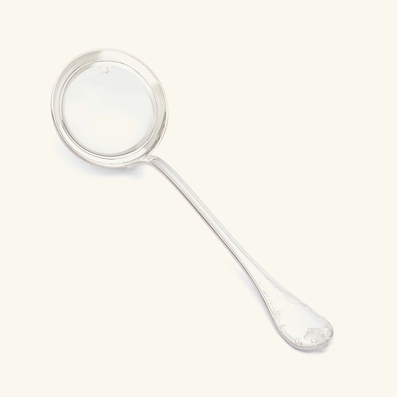 christofle marly soup ladle silver plated