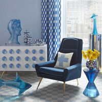 منحوتة جراند تور على شكل تمثال نصفي كبيرة جدًا زرقاء جوناثان أدلر منحوتة جراند تور على شكل تمثال نصفي كبيرة جدًا زرقاء