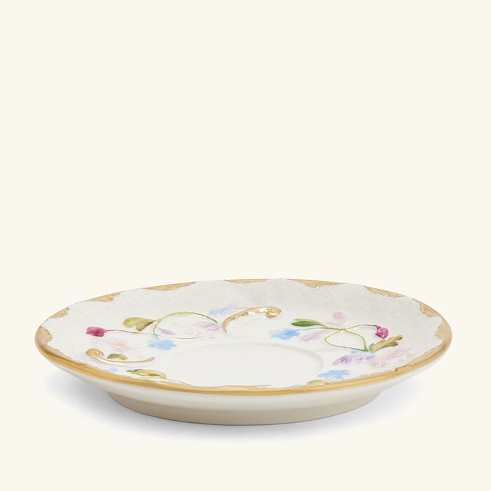 villari taormina tea cup saucer white