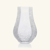 lalique umbels vase medium clear