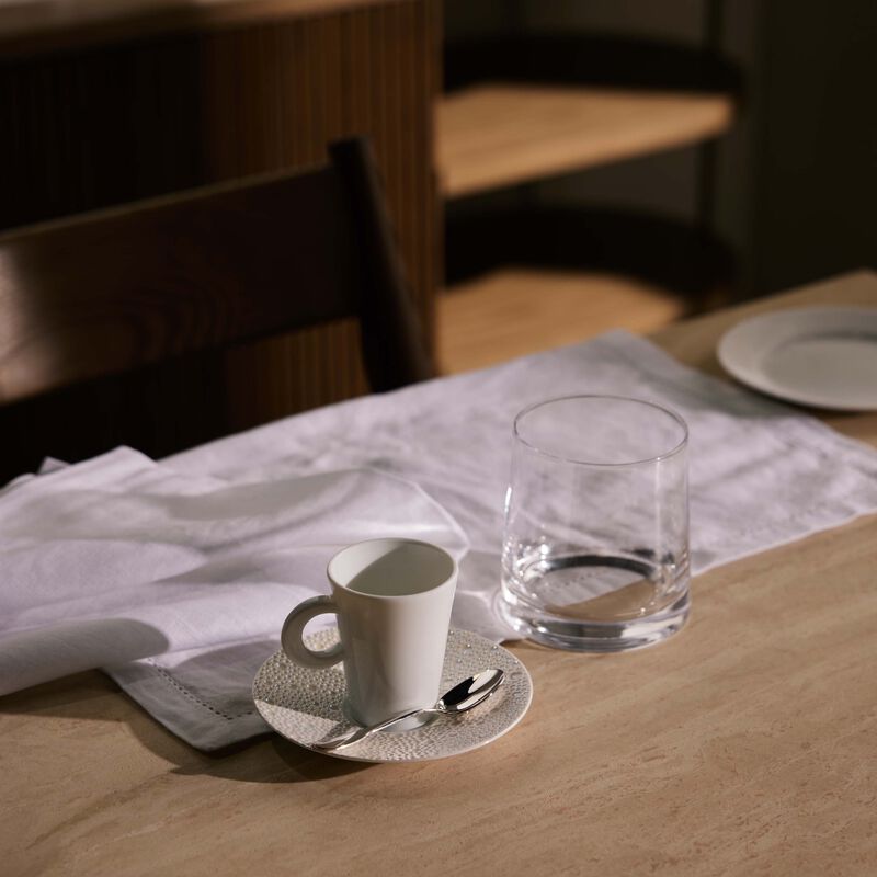 ملعقة إسبريسو كلوني مطلية بالفضة كريستوفل ملعقة إسبريسو كلوني مطلية بالفضة