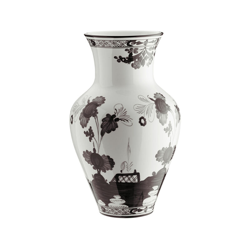 Oriente Italiano Grey Large Ming Vase, large
