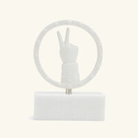 jonathan adler peace bookends white