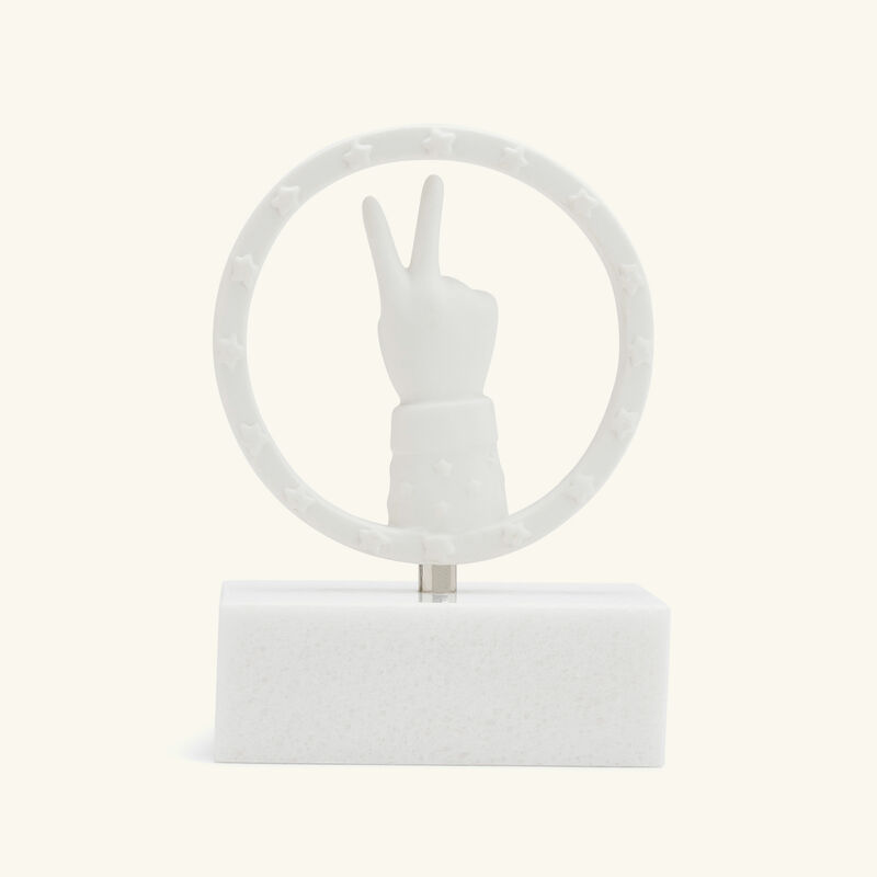 jonathan adler peace bookends white