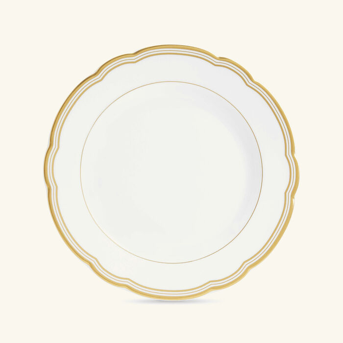 bernardaud pompadour bread butter plate round gold 16cm