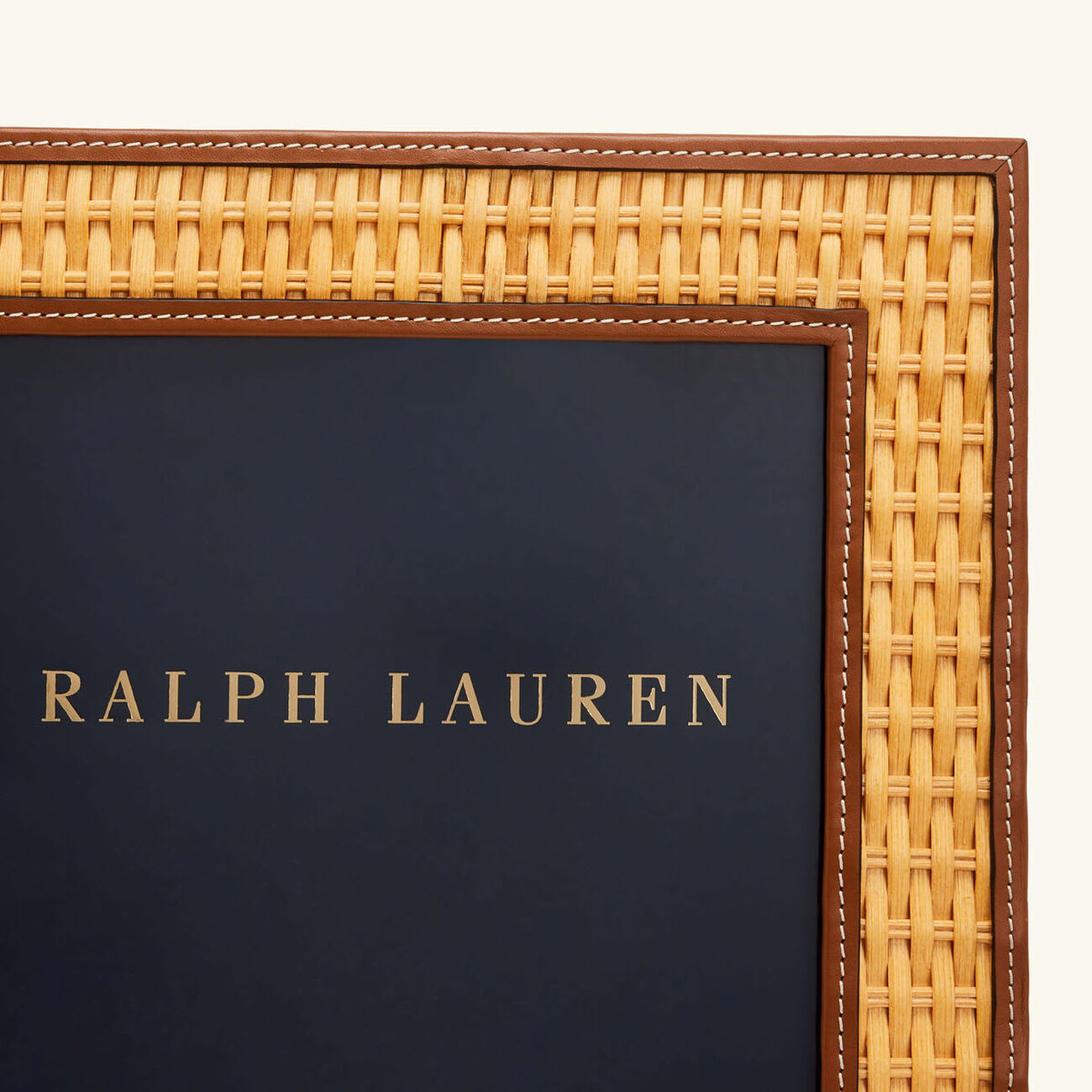ralph lauren home bailey picture frame brown 20x25cm