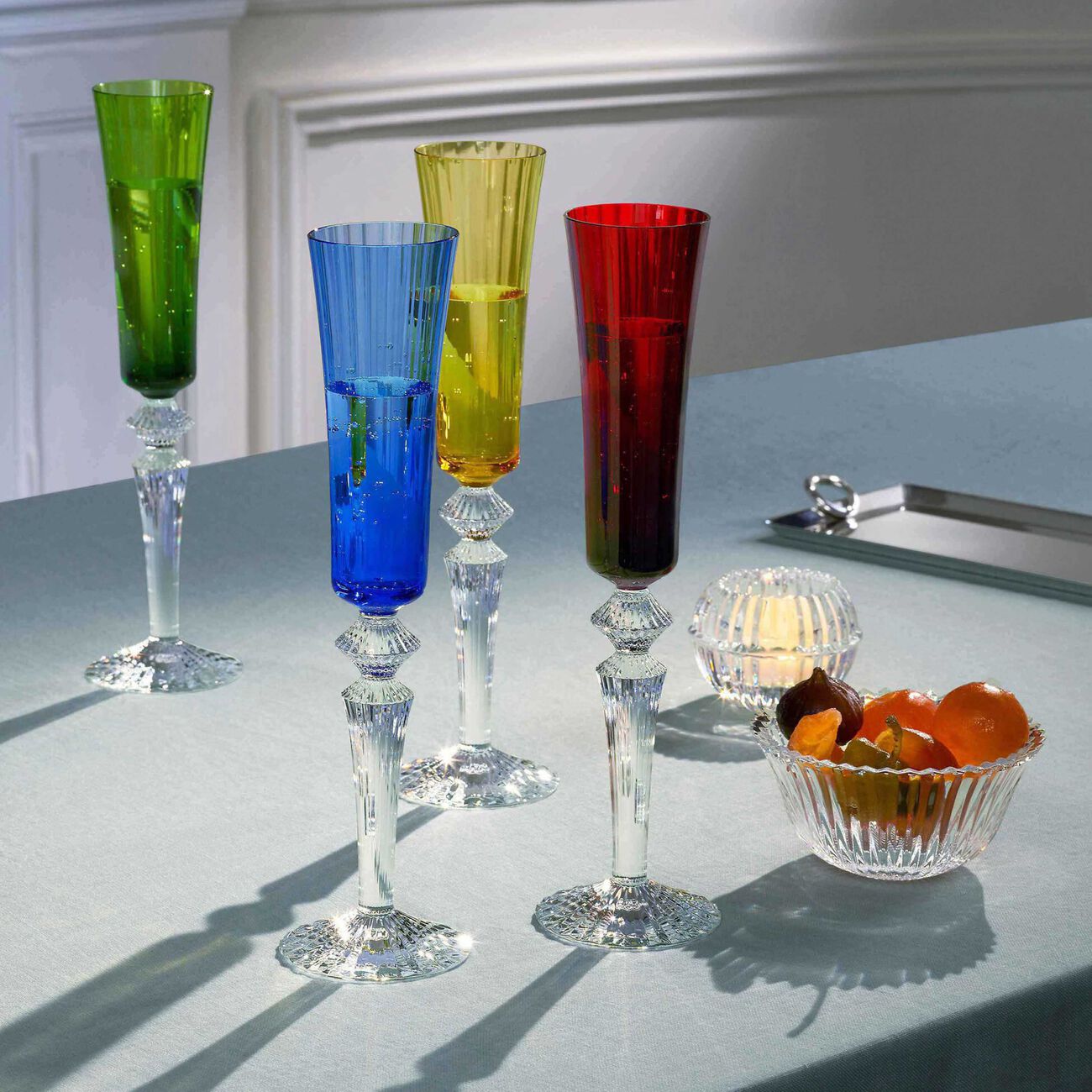 baccarat mille nuits flutissimo champagne glass set of 4