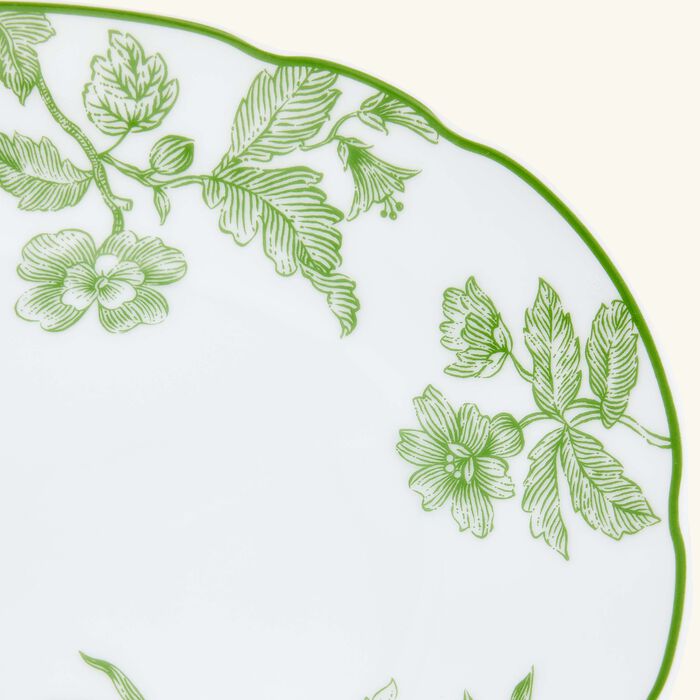 bernardaud albertine serving platter oval green 33cm