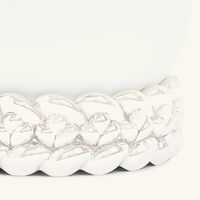 christofle babylone vase small white
