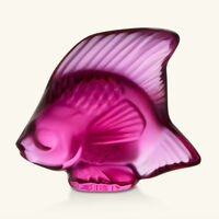 Fish Figurine Mini Fuchsia lalique fish figurine mini fuchsia