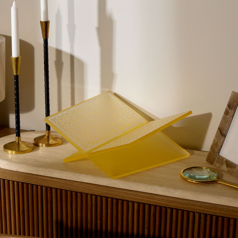 assouline bookstand gold