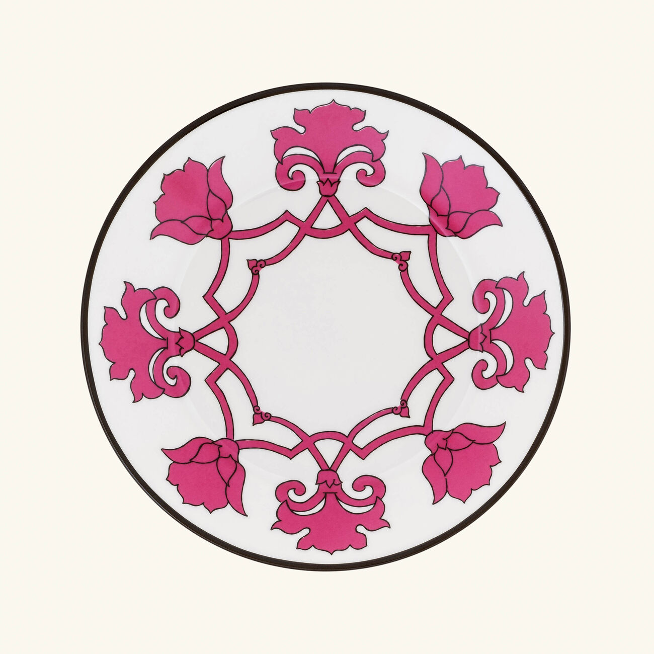 pinto paris jaipur dessert plate round pink 21cm