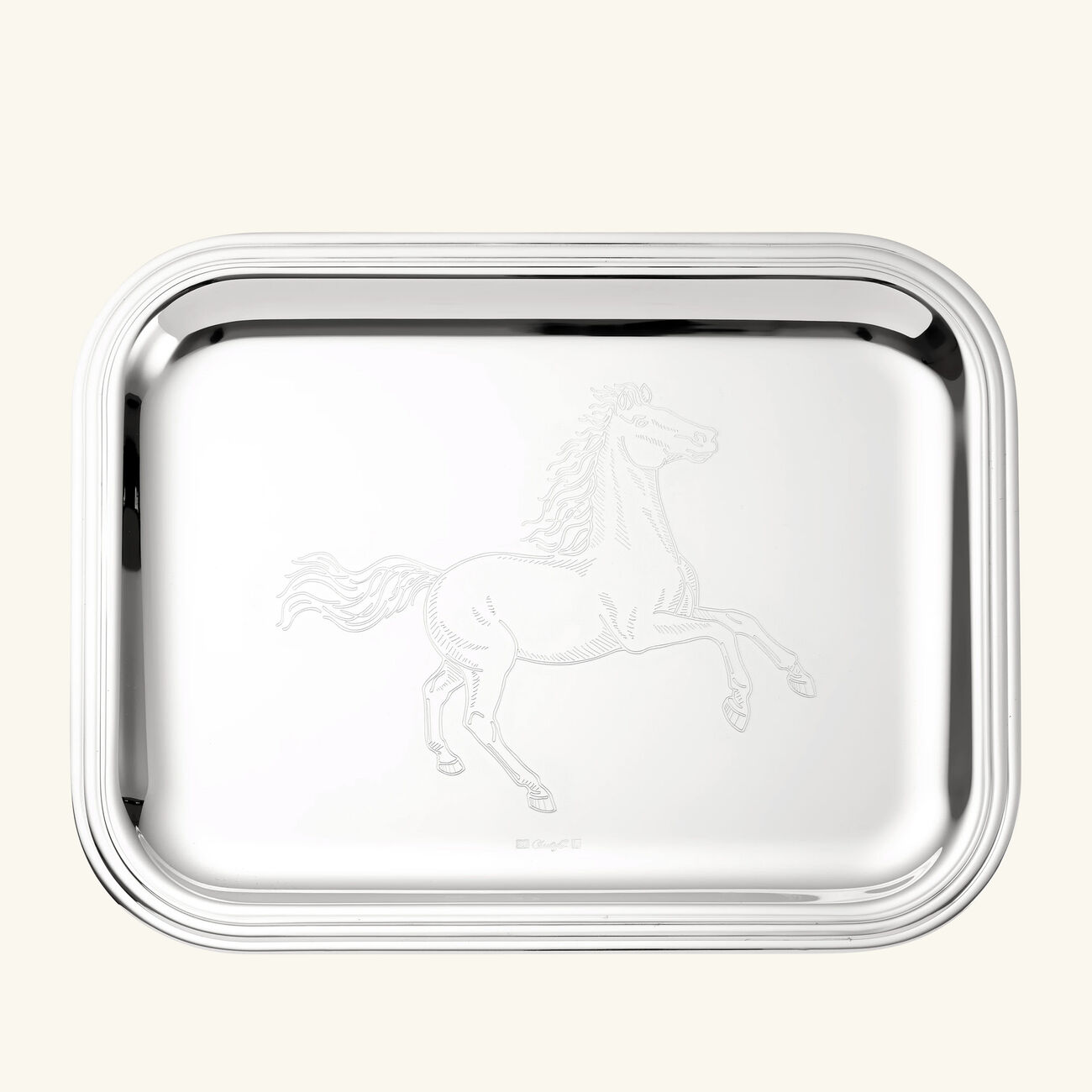 Albi Lunar New Year Serving Tray Silver Plated 26x20cm christofle albi lunar new year serving tray silver plated 26x20cm