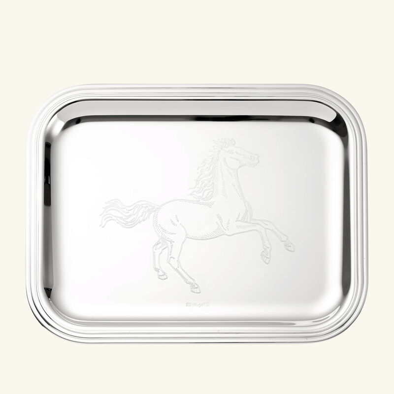 Albi Lunar New Year Serving Tray Silver Plated 26x20cm christofle albi lunar new year serving tray silver plated 26x20cm