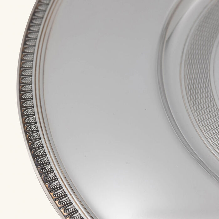 christofle malmaison charger plate round silver plated 33cm