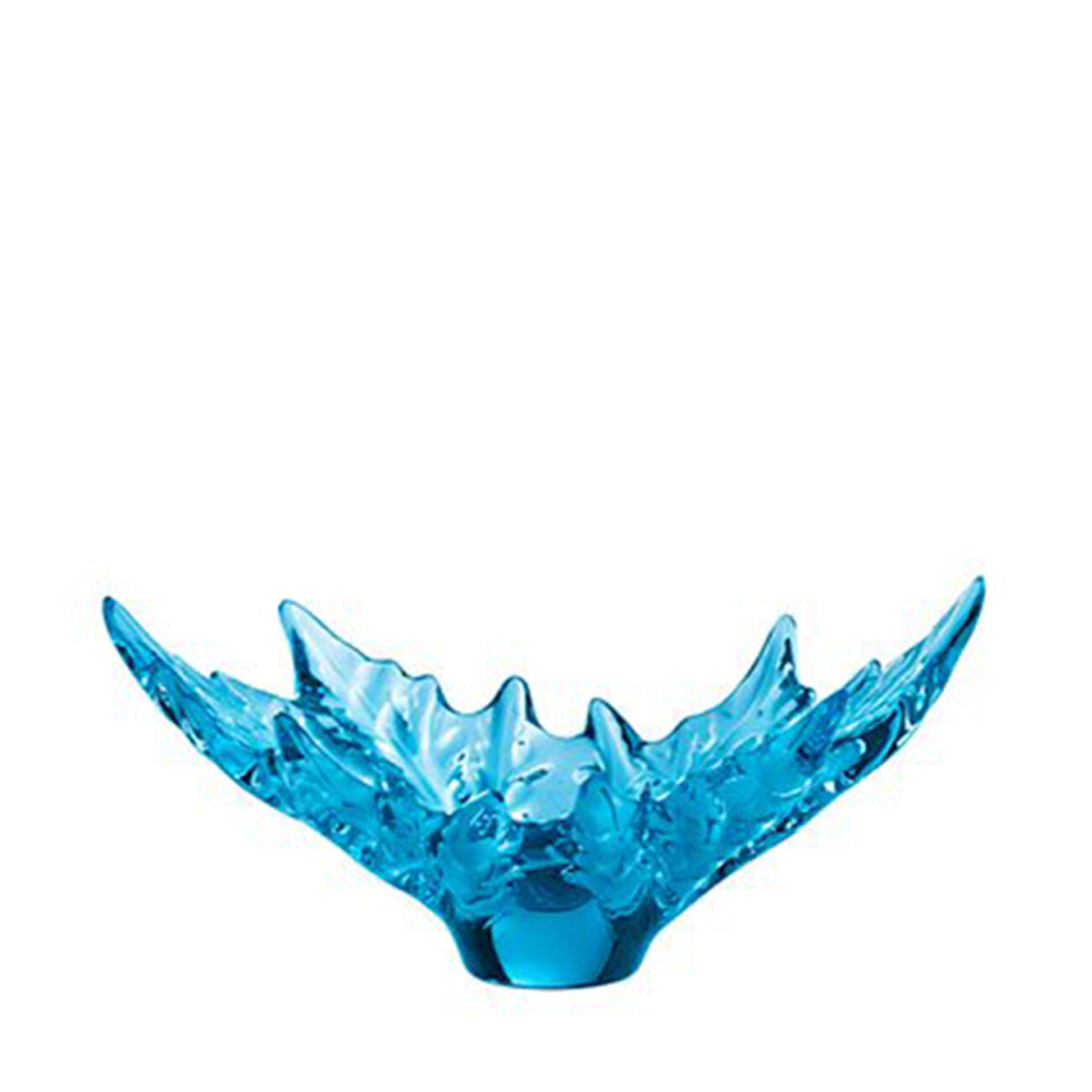 lalique champs lys es centerpiece small blue