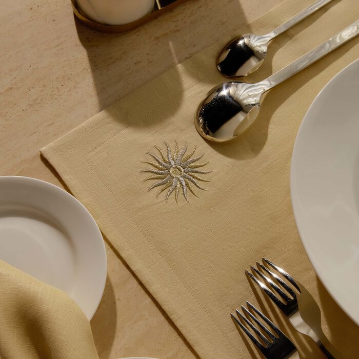catherine denoual sunshine placemat beige