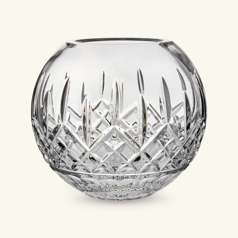 waterford lismore rose vase bowl medium clear