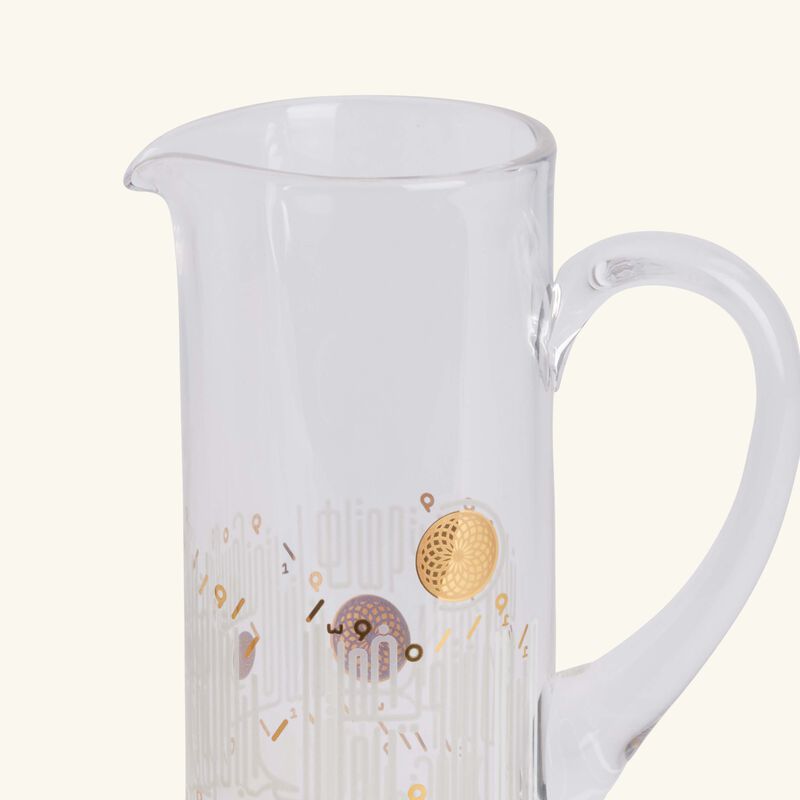 dimlaj hayat drinking glass and jug gold set of 7