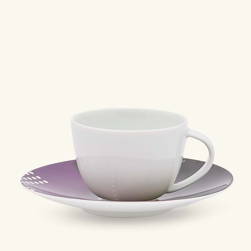bernardaud oscar coffee cup   saucer black