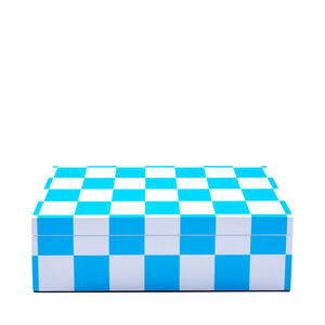 Lacquer Checkerboard Box, medium