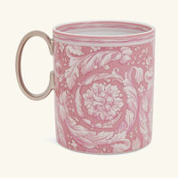 versace barocco mug pink