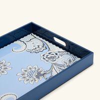 etro bloom tray rectangular blue