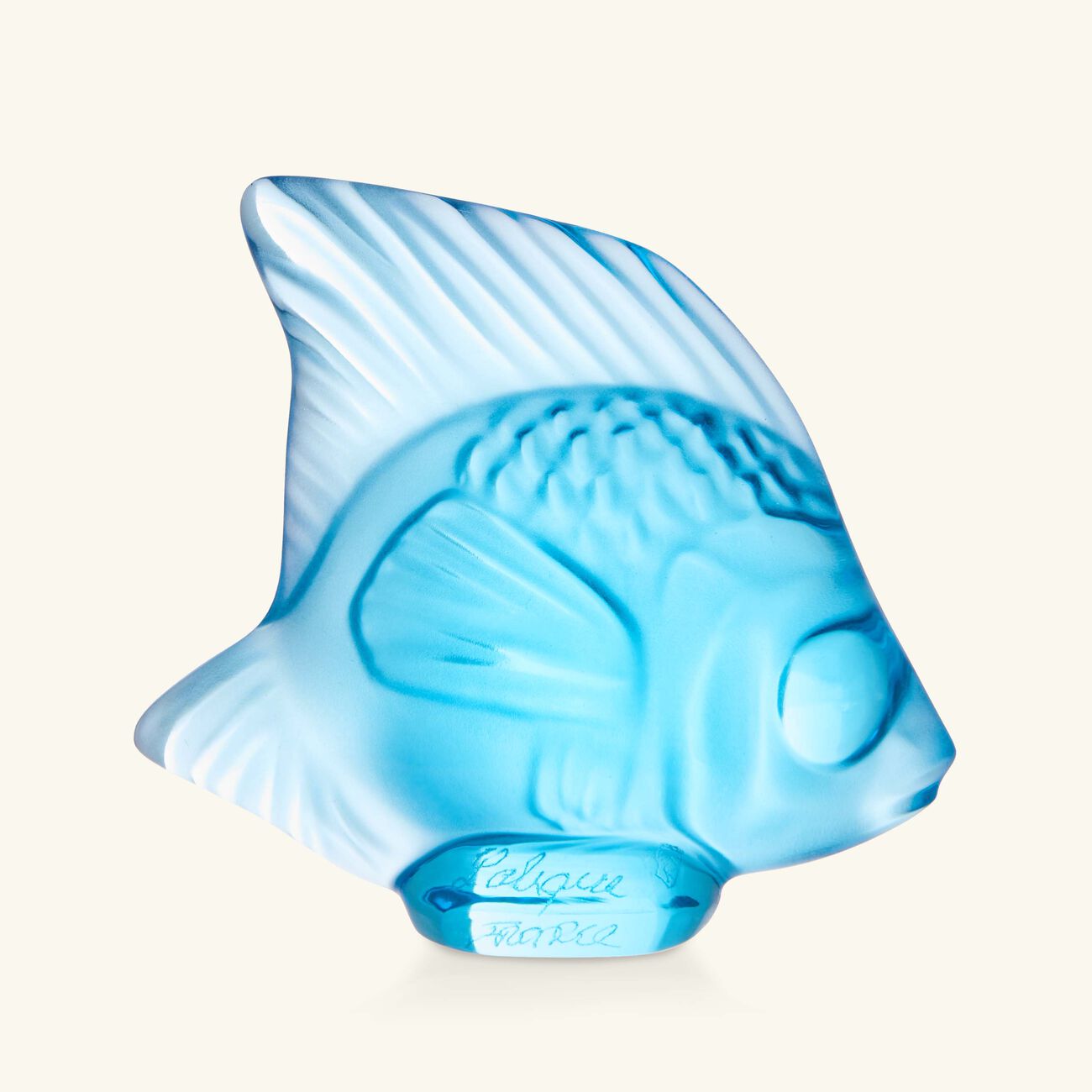 Fish Figurine Small Blue lalique fish figurine small blue