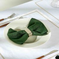 catherine denoual feliz napkin dark green