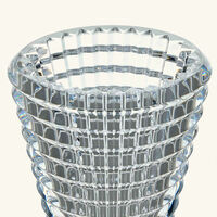 baccarat eye vase round small clear