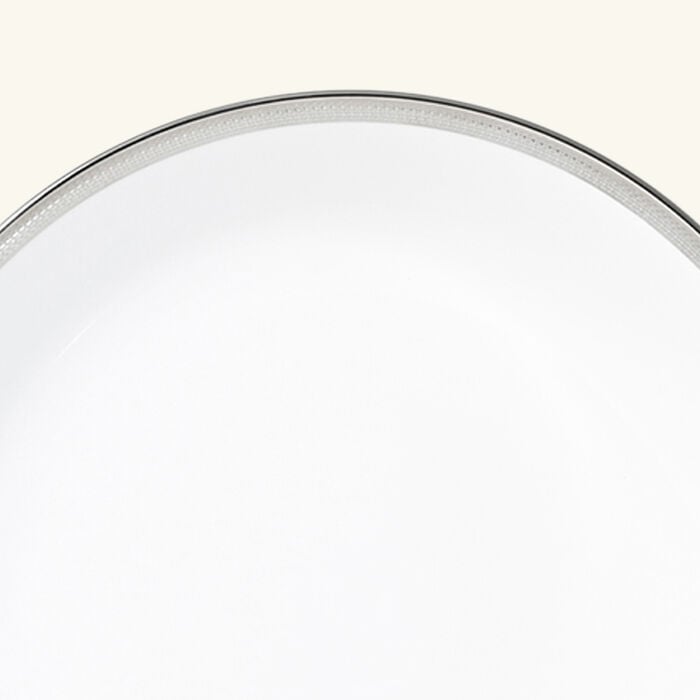 Maille Platine Serving Bowl White 24cm bernardaud maille platine serving bowl white 24cm
