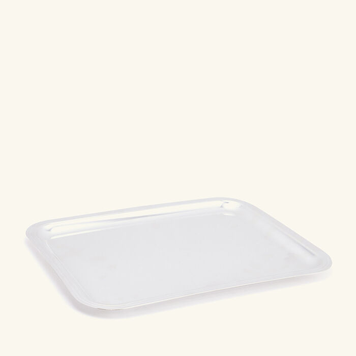christofle albi serving tray rectangular medium silver plated