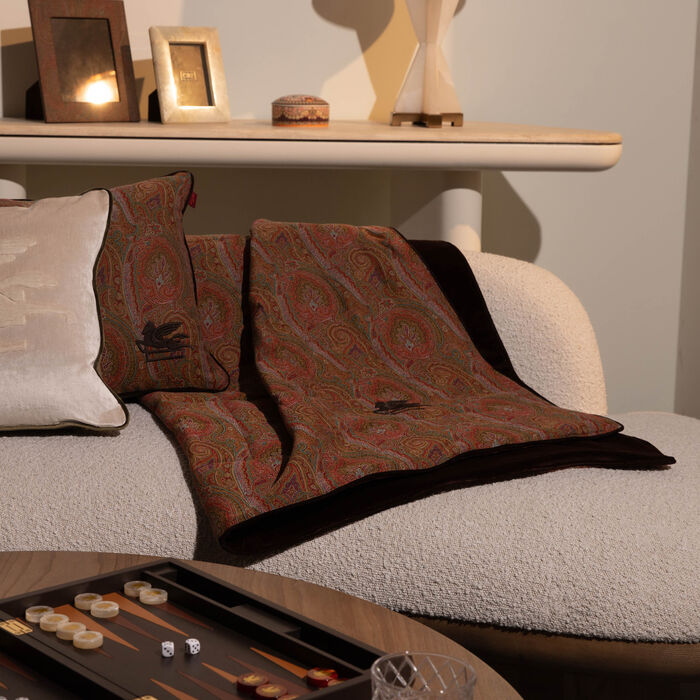 etro arnica quilted throw brown