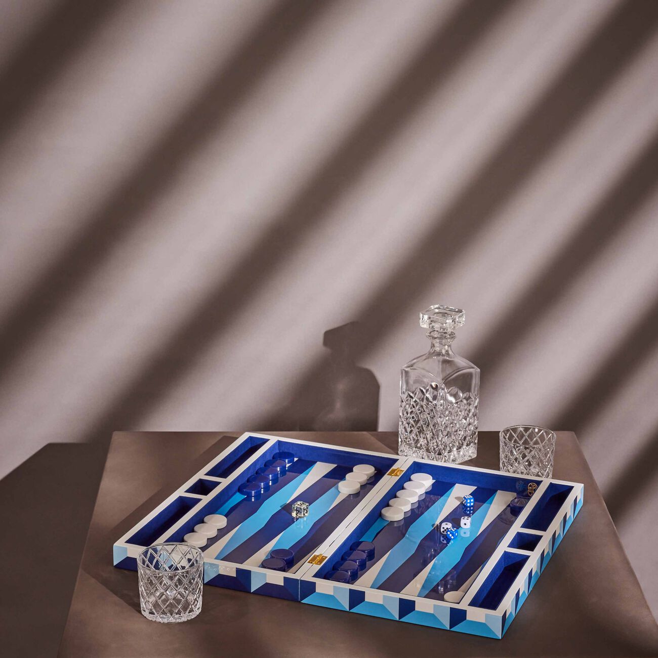 jonathan adler sorrento backgammon set