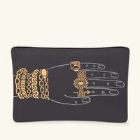 fornasetti mano con gioielli ashtray rectangular black