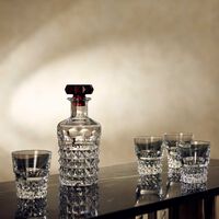 baccarat louxor drinking glass bar set clear