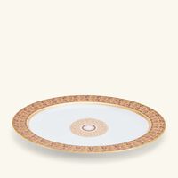 bernardaud eventail serving platter oval white 39cm