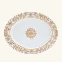 Aux Rois Serving Platter Oval Gold 38cm bernardaud aux rois serving platter oval gold 38cm