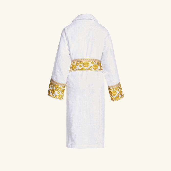 versace medusa amplified bath robe small white
