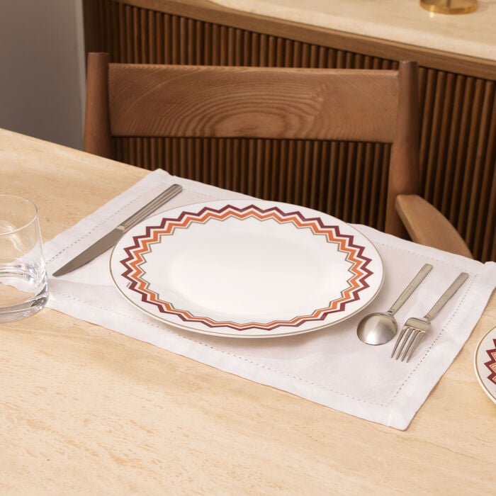 missoni home iconic dinner plate round 27 cm set of 2
