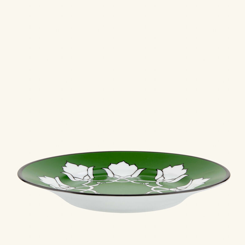 pinto paris jaipur bread plate round green 15cm