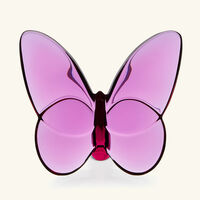 baccarat papillon lucky butterfly figurine mini turquoise