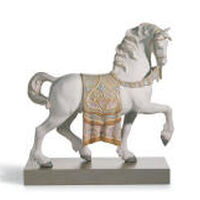 A Regal Steed Sculpture, small