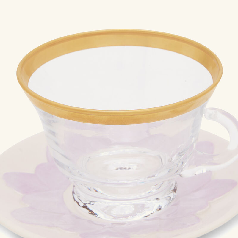 villari peacock lilac   gold cappuccino cup   saucer
