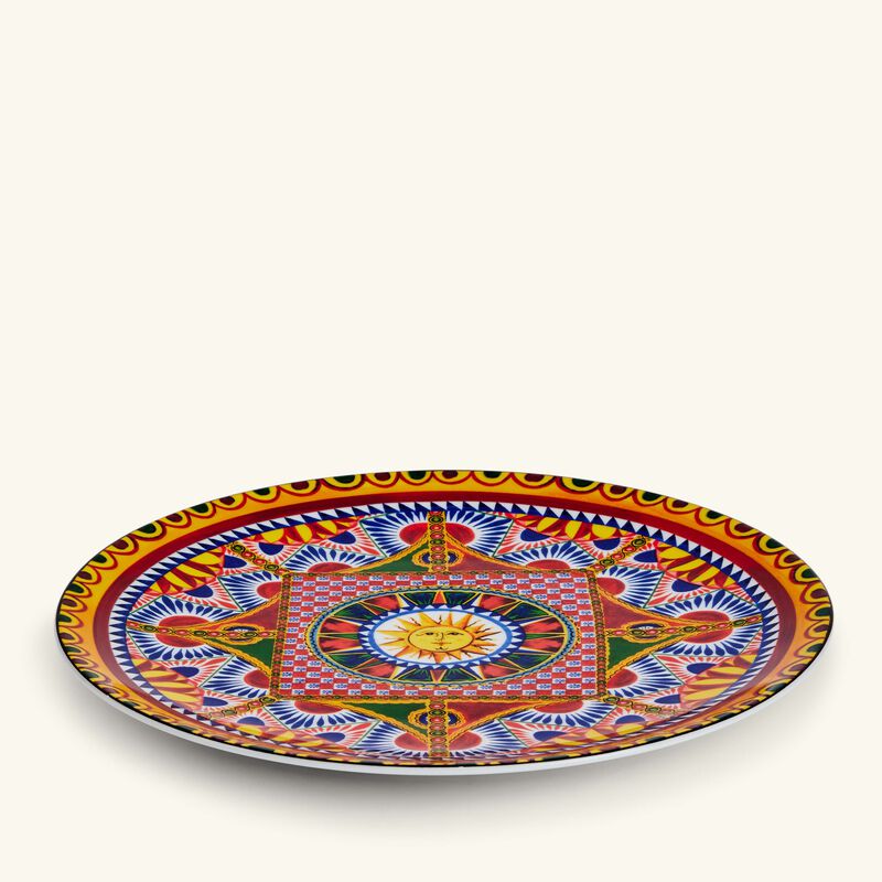 Carretto Charger Plate Round 31cm Set Of 2 dolce gabbana casa carretto charger plate round 31cm set of 2