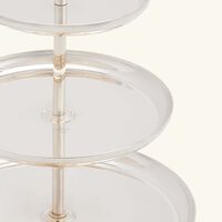 christofle vertigo cake stand silver plated
