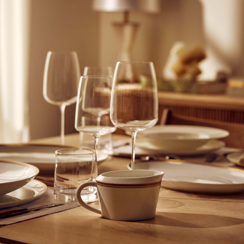bernardaud gage gravy boat white