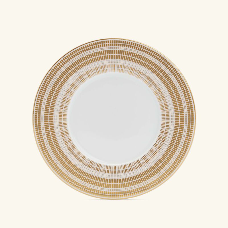 bernardaud canisse bread butter plate round gold 16cm